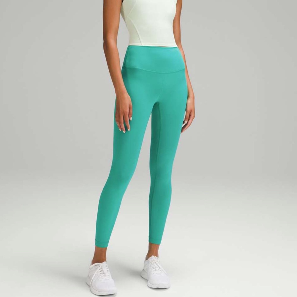 NWT Lululemon wunder train HR tight 25in size 10 Kelly green